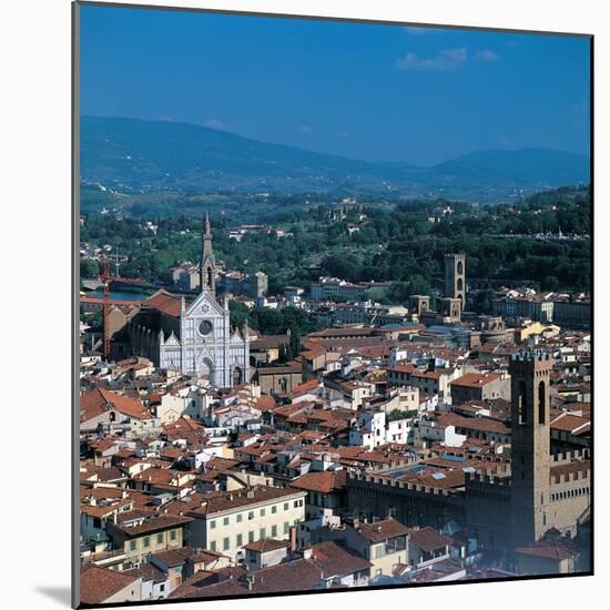 View of the District of Santa Croce, Florence-null-Mounted Photographic Print