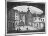 View of the Doctors' Commons Entrance from St Paul's Churchyard, City of London, 1800-John King-Mounted Giclee Print