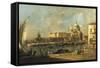 View of the Dogana and Santa Maria Della Salute, Venice-Francesco Guardi-Framed Stretched Canvas