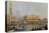 View of the Doge's Palace in Venice, before 1755-Canaletto-Stretched Canvas