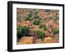 View of the Dogon Village of Songo, Mali-Janis Miglavs-Framed Photographic Print