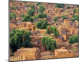 View of the Dogon Village of Songo, Mali-Janis Miglavs-Mounted Photographic Print