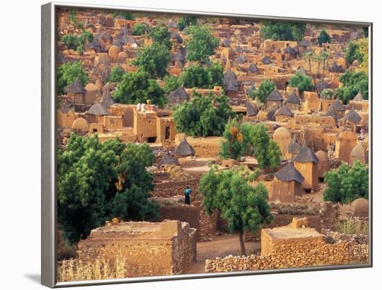 View of the Dogon Village of Songo, Mali-Janis Miglavs-Framed Photographic Print