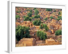 View of the Dogon Village of Songo, Mali-Janis Miglavs-Framed Photographic Print