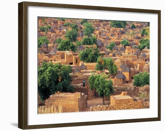 View of the Dogon Village of Songo, Mali-Janis Miglavs-Framed Photographic Print