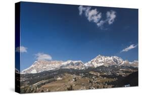 View of the Dolomites from La Ila, Alta Badia, Dolomites, South Tyrol, Italy-Mark Doherty-Stretched Canvas