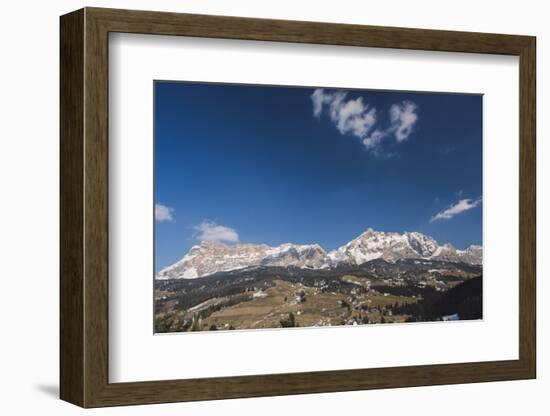 View of the Dolomites from La Ila, Alta Badia, Dolomites, South Tyrol, Italy-Mark Doherty-Framed Photographic Print