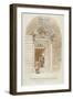 View of the Doorway of No 4 Mincing Lane, City of London, 1840-James Findlay-Framed Giclee Print