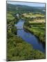 View of the Dordogne River, Bastide Town of Domme, Les Plus Beaux Villages De France, Dordogne, Fra-Peter Richardson-Mounted Photographic Print