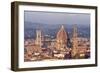 View of the Duomo and Palazzo Vecchio-null-Framed Giclee Print