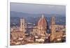 View of the Duomo and Palazzo Vecchio-null-Framed Giclee Print