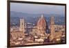 View of the Duomo and Palazzo Vecchio-null-Framed Giclee Print