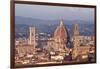 View of the Duomo and Palazzo Vecchio-null-Framed Giclee Print