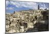 View of the Duomo and the Sassi of Matera, from the Cliffside, Basilicata, Italy, Europe-Olivier Goujon-Mounted Photographic Print