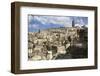 View of the Duomo and the Sassi of Matera, from the Cliffside, Basilicata, Italy, Europe-Olivier Goujon-Framed Photographic Print