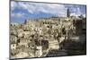 View of the Duomo and the Sassi of Matera, from the Cliffside, Basilicata, Italy, Europe-Olivier Goujon-Mounted Photographic Print