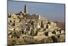 View of the Duomo and the Sassi of Matera, from the Cliffside, Matera, Basilicata, Italy, Europe-Olivier Goujon-Mounted Photographic Print