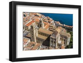 View of the Duomo (Cathedral) from the Rocca (Fortress)-Massimo Borchi-Framed Photographic Print