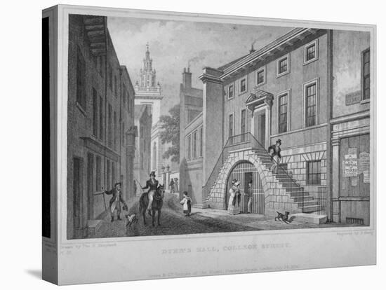 View of the Dyers' Hall, College Street, City of London, 1830-John Greig-Stretched Canvas