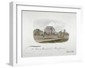 View of the Earl of Buckinghamshire's Mansion at Putney Common, London, 1810-null-Framed Giclee Print
