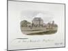 View of the Earl of Buckinghamshire's Mansion at Putney Common, London, 1810-null-Mounted Giclee Print