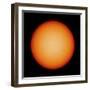 View of the Earth-Facing Surface of the Sun Showing a Few Small Sunspots-null-Framed Photographic Print