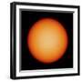 View of the Earth-Facing Surface of the Sun Showing a Few Small Sunspots-null-Framed Photographic Print