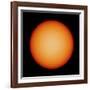 View of the Earth-Facing Surface of the Sun Showing a Few Small Sunspots-null-Framed Photographic Print