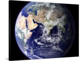 View of the Earth from Space Showing the Eastern Hemisphere-Stocktrek Images-Stretched Canvas