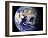 View of the Earth from Space Showing the Eastern Hemisphere-Stocktrek Images-Framed Photographic Print
