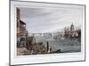 View of the East Side of Southwark Bridge, London, 1820-Robert Havell the Younger-Mounted Giclee Print