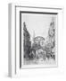 View of the East Side of Temple Bar, London, 1877-Alfred-Louis Brunet-Debaines-Framed Giclee Print