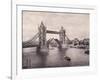 View of the East Side of Tower Bridge, Stepney, London, C1900-null-Framed Photographic Print