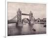 View of the East Side of Tower Bridge, Stepney, London, C1900-null-Framed Photographic Print