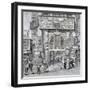 View of the Eastern Entrance to Exeter Change, Westminster, London, 1829-null-Framed Giclee Print