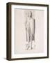 View of the Effigy of a Knight from Temple Church, London, 1840-George Hollis-Framed Giclee Print