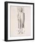 View of the Effigy of a Knight from Temple Church, London, 1840-George Hollis-Framed Giclee Print