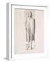 View of the Effigy of a Knight from Temple Church, London, 1840-George Hollis-Framed Giclee Print