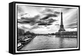 View of the Eiffel Tower - Paris - France-Philippe Hugonnard-Framed Stretched Canvas