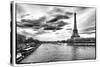 View of the Eiffel Tower - Paris - France-Philippe Hugonnard-Stretched Canvas