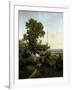 View of the Elbe Valley-Eduard Leonhardi-Framed Giclee Print