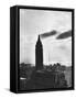 View of the Empire State Building Still under Construction in New York City-Margaret Bourke-White-Framed Stretched Canvas