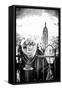 View of the Empire State Building-Philippe Hugonnard-Framed Stretched Canvas