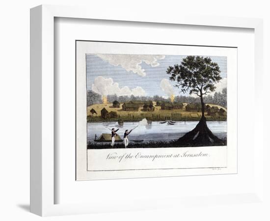 View of the Encampment at Jerusalam, 1813-John Gabriel Stedman-Framed Giclee Print