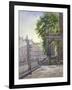 View of the entrance to Gray's Inn Hall, South Square, London, 1886-John Crowther-Framed Giclee Print