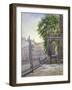 View of the entrance to Gray's Inn Hall, South Square, London, 1886-John Crowther-Framed Giclee Print