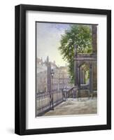 View of the entrance to Gray's Inn Hall, South Square, London, 1886-John Crowther-Framed Giclee Print