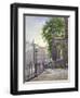 View of the entrance to Gray's Inn Hall, South Square, London, 1886-John Crowther-Framed Giclee Print