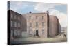 View of the Entrance to King's Bench Prison, Southwark, London, 1826-G Yates-Stretched Canvas