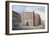 View of the Entrance to King's Bench Prison, Southwark, London, 1826-G Yates-Framed Giclee Print